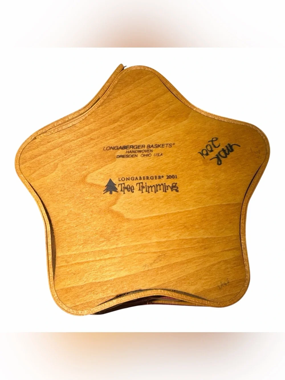 VINTAGE Longaberger Tree Trimming Twinkle, Twinkle Basket 2001